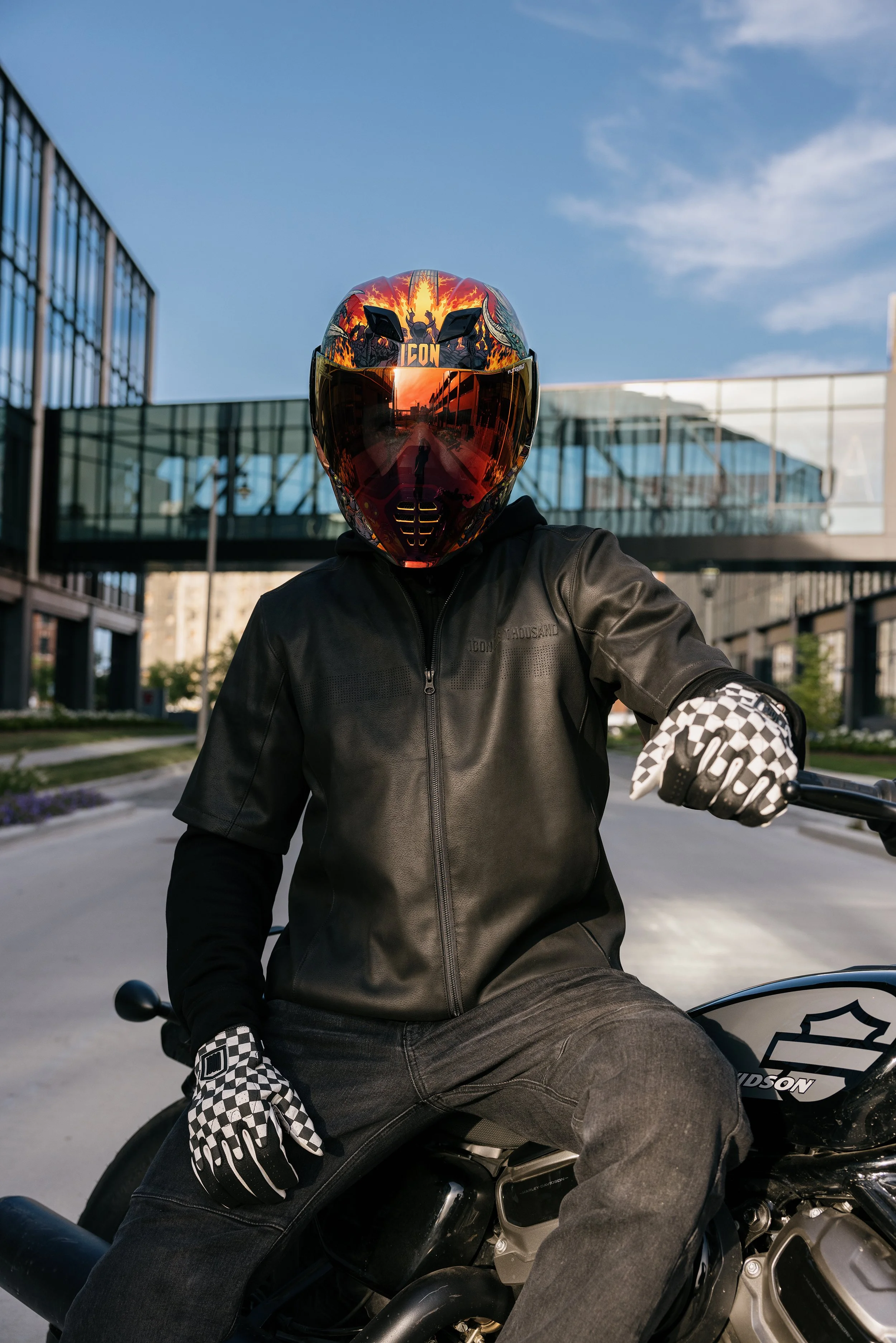 Men's Short Track Jacket — Ride Icon